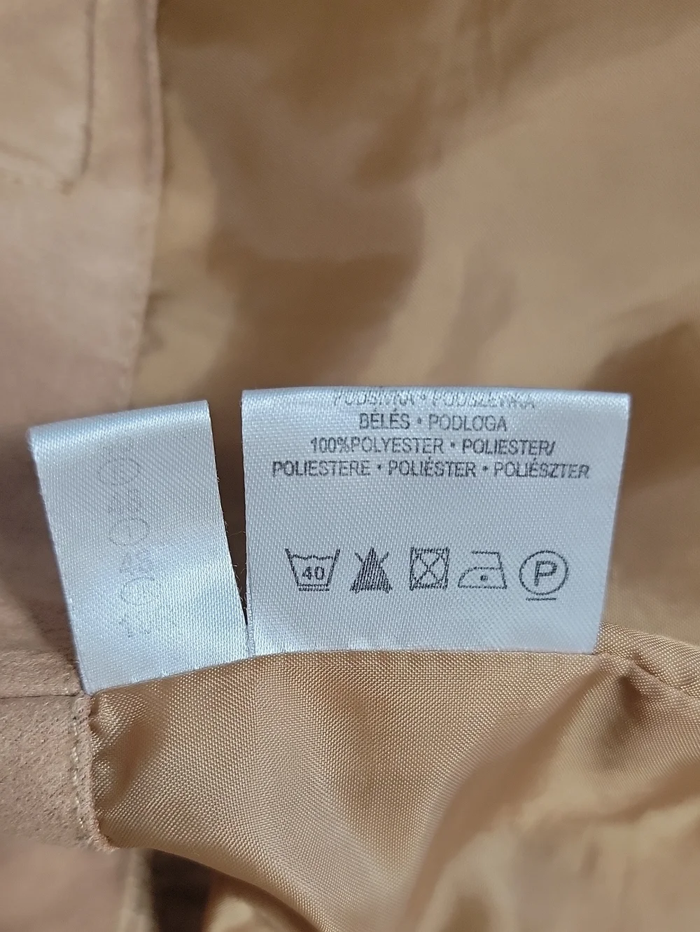 C S Outdoor  Tan Button-Front Jacket Wirh Zipper Womens Size L